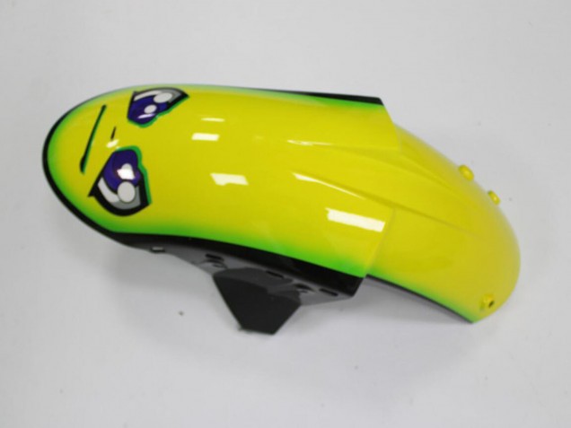 Blau Gelb Schwarz Hai 2005-2006 Kawasaki ZX6R Motorrad Verkleidung