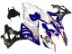 Weiß Rot Blau Schwarz HP 2009-2014 BMW S1000RR Motorrad Verkleidungen Kit