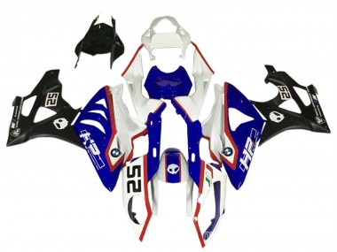 Weiß Rot Blau Schwarz HP 2009-2014 BMW S1000RR Motorrad Verkleidungen Kit