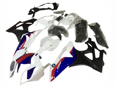 Weiß Rot Blau Schwarz 2009-2014 BMW S1000RR Motorrad Verkleidung
