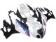 Weiß Rot Blau Glänzendes Schwarz HP Becker Carbon 2009-2014 BMW S1000RR Motorrad Verkleidung