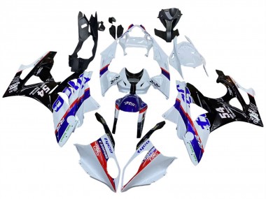 Weiß Rot Blau Schwarz Tyco 2009-2014 BMW S1000RR Motorrad Verkleidung