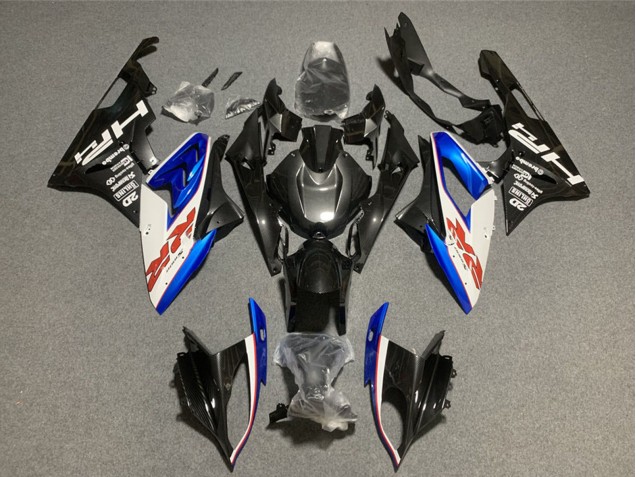 Weiß Blau Glänzendes Schwarz HP Rot RR 2009-2014 BMW S1000RR Motorrad Verkleidung