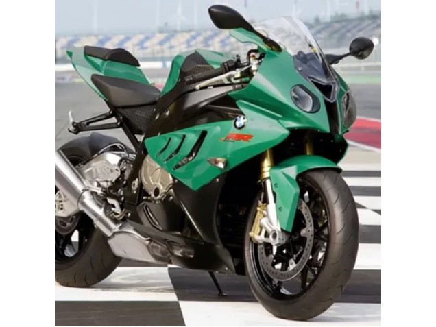 Grün Rot Schwarz 2009-2014 BMW S1000RR Motorrad Verkleidung