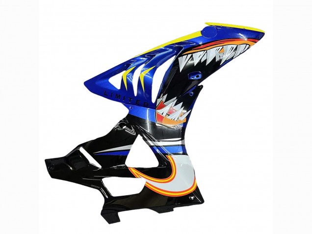 Rot Blau Gelb Hai 2009-2014 BMW S1000RR Motorrad Verkleidung