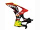 Rot Blau Gelb Hai 2009-2014 BMW S1000RR Motorrad Verkleidung