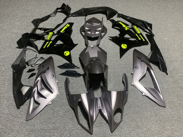 Silber Glänzendes Schwarz Grün 2009-2014 BMW S1000RR Motorrad Verkleidung