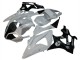 Weiß Glänzendes Schwarz 2009-2014 BMW S1000RR Motorrad Verkleidung