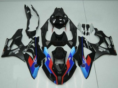 Blau Rot Matt Schwarz Castrol 2009-2014 BMW S1000RR Motorrad Verkleidung