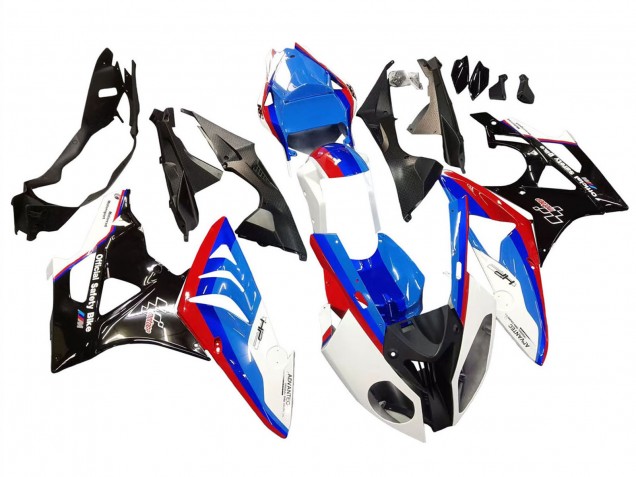 Weiß Rot Blau Glänzendes Schwarz 2009-2014 BMW S1000RR Komplette Abs Verkleidung