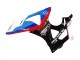 Weiß Rot Blau Glänzendes Schwarz 2009-2014 BMW S1000RR Komplette Abs Verkleidung