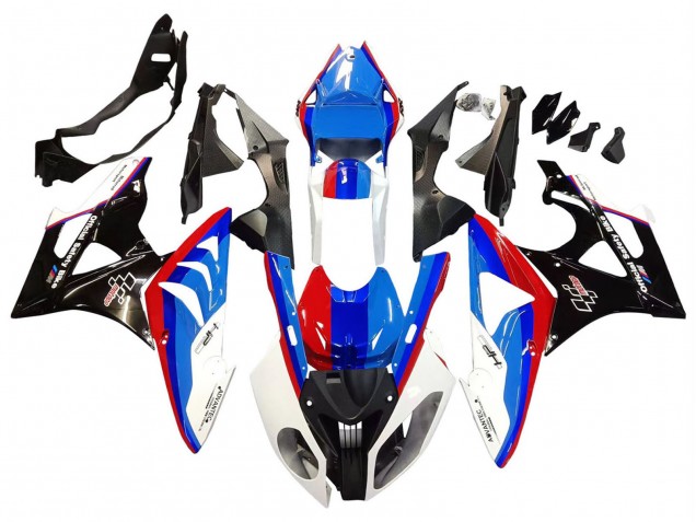 Weiß Rot Blau Glänzendes Schwarz 2009-2014 BMW S1000RR Komplette Abs Verkleidung