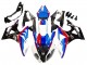 Weiß Rot Blau Glänzendes Schwarz 2009-2014 BMW S1000RR Komplette Abs Verkleidung