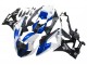 Weiß Blau Glänzendes Schwarz Castrol 2009-2014 BMW S1000RR Motorrad Verkleidung