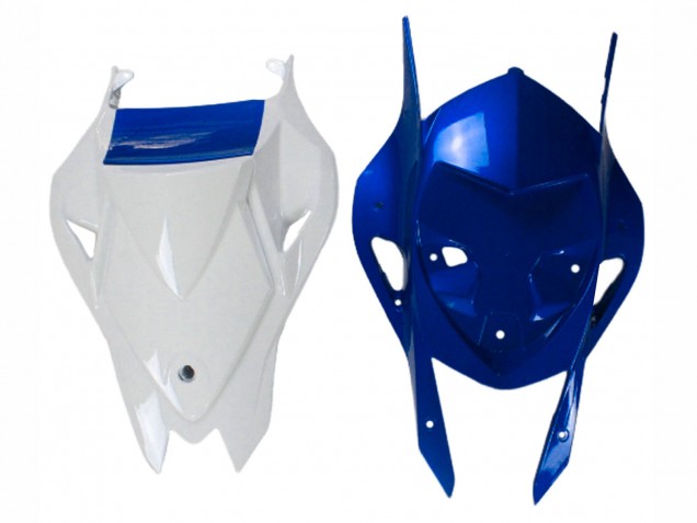 Weiß Blau Glänzendes Schwarz Castrol 2009-2014 BMW S1000RR Motorrad Verkleidung