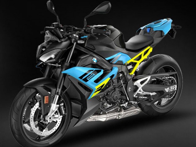 Schwarz Hellblau Gelb 2021-2025 BMW S1000R Motorrad Verkleidung