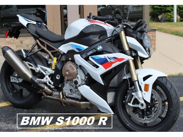 Weiß Blau Rot 2021-2025 BMW S1000R Motorrad Verkleidung