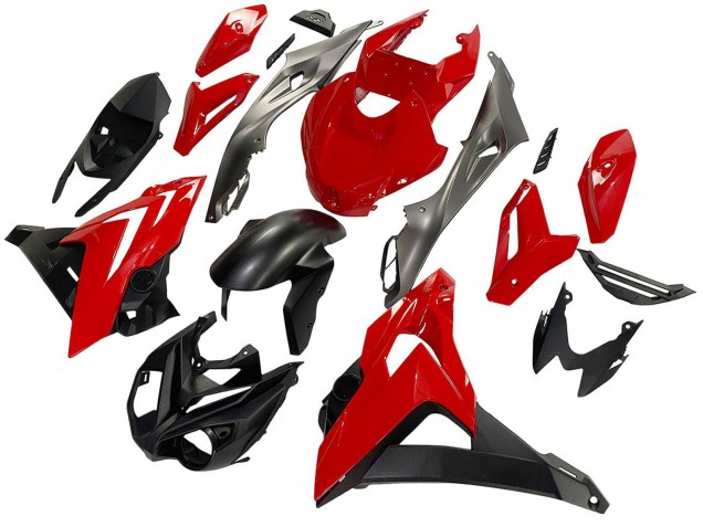 Schwarz Rot 2014-2016 BMW S1000R Motorrad Verkleidung