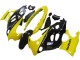 Glänzendes Schwarz Gelb 2004-2006 Suzuki GSX600F/GSX750F Motorrad Verkleidung