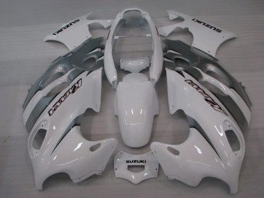 Weiß 2004-2006 Suzuki GSX600F/GSX750F Motorrad Verkleidung