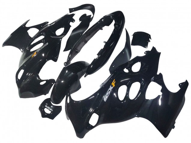 Glänzendes Schwarz 2004-2006 Suzuki GSX600F/GSX750F Motorrad Verkleidung