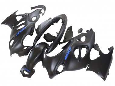 Matt Schwarz mit Blau Logo 2004-2006 Suzuki GSX600F/GSX750F Motorrad Verkleidung