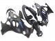 Matt Schwarz mit Blau Logo 2004-2006 Suzuki GSX600F/GSX750F Motorrad Verkleidung