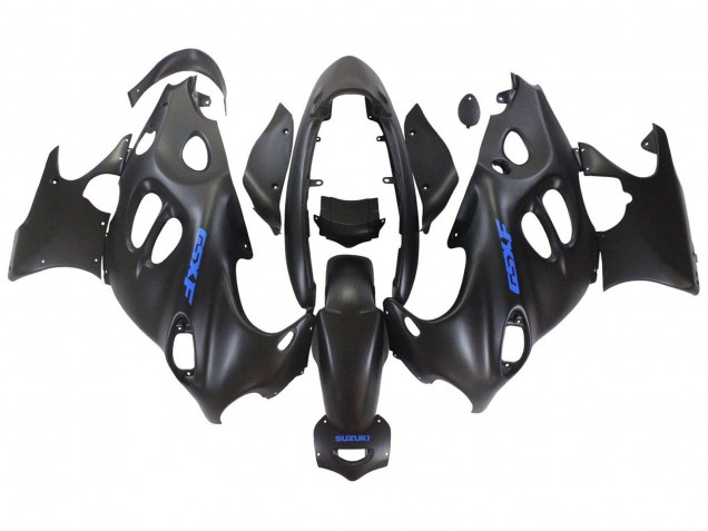 Matt Schwarz mit Blau Logo 2004-2006 Suzuki GSX600F/GSX750F Motorrad Verkleidung