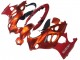 Burnt Orange Weiß Logo 2004-2006 Suzuki GSX600F/GSX750F Motorrad Verkleidung