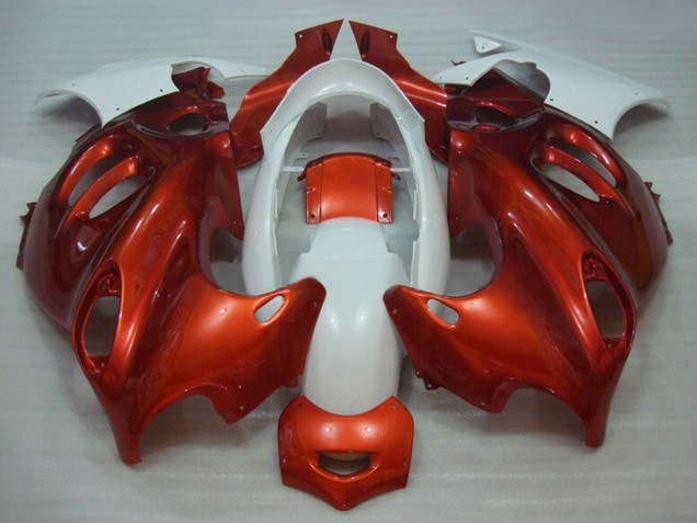 Burnt Orange Weiß 2004-2006 Suzuki GSX600F/GSX750F Motorrad Verkleidung