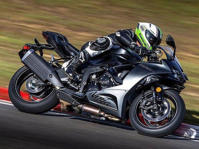 Matt Schwarz 2023-2025 Kawasaki ZX6R Motorrad Verkleidung