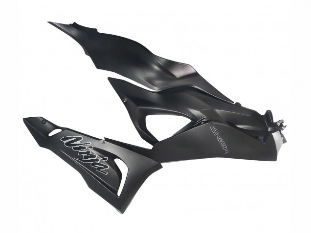 Matt Schwarz 2023-2025 Kawasaki ZX6R Motorrad Verkleidung