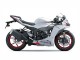 Perl Weiß Schwarz Rot 2023-2025 Kawasaki ZX6R Motorrad Verkleidung