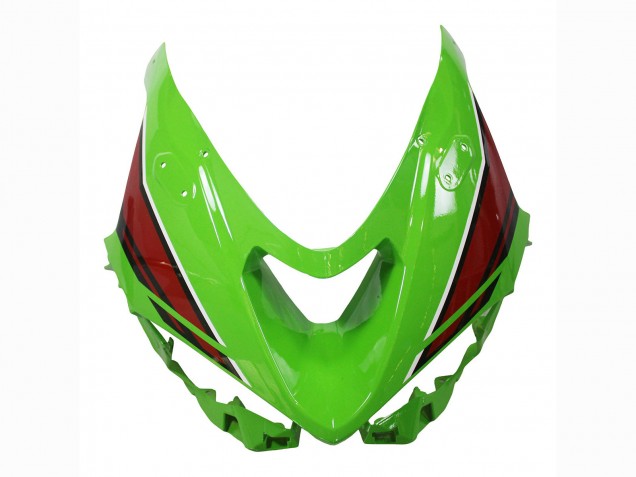 Grün Schwarz 2023-2025 Kawasaki ZX6R Motorrad Verkleidung