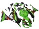 Grün Schwarz Rot Gelb Dunlop 2023-2025 Kawasaki ZX6R Motorrad Verkleidung