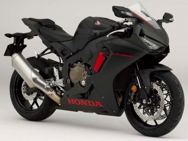 Matt Schwarz mit Rot Logo 2017-2023 Honda CBR1000RR Motorrad Verkleidung