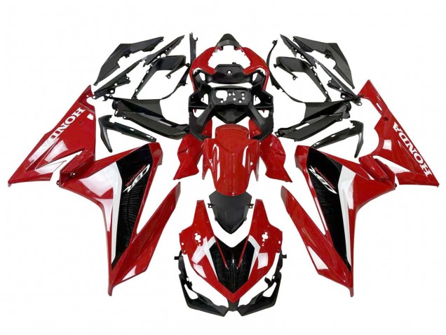 Rot Weiß Schwarz 2022-2023 Honda CBR500R Motorrad Verkleidung