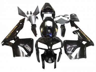 Schwarz mit Gold Logo 2005-2006 Honda CBR600RR Motorrad Verkleidung