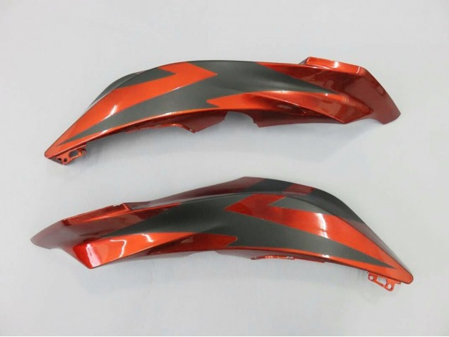 Orange Matt Schwarz 2007-2008 Honda CBR600RR Motorrad Verkleidung Kit
