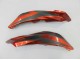Orange Matt Schwarz 2007-2008 Honda CBR600RR Motorrad Verkleidung Kit