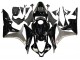 Silber Glänzendes Schwarz 2007-2008 Honda CBR600RR Motorrad Verkleidung Kit