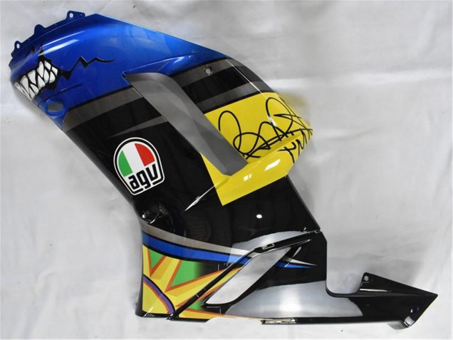 Blau Hai 2007-2008 Kawasaki ZX6R Motorrad Verkleidung