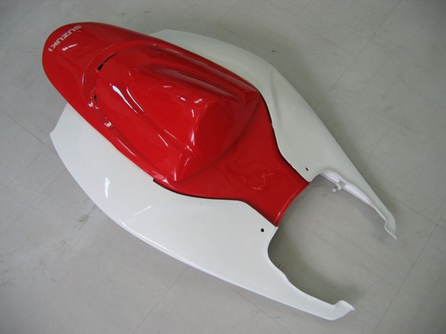 Weiß Rot Glänzendes Schwarz 2006-2007 Suzuki GSXR 600 / GSXR 750 Motorrad Verkleidung