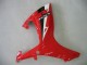 Weiß Rot Glänzendes Schwarz 2006-2007 Suzuki GSXR 600 / GSXR 750 Motorrad Verkleidung