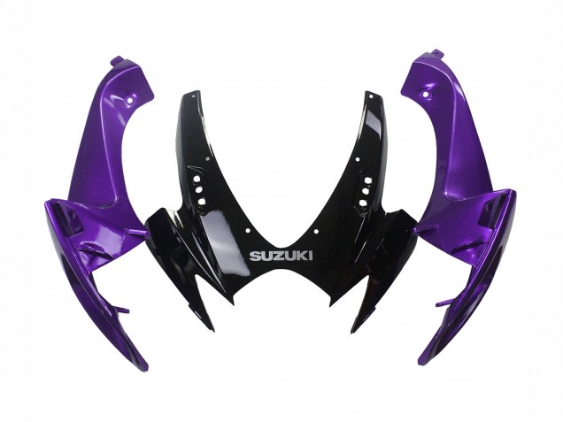 Lila Glänzendes Schwarz 2006-2007 Suzuki GSXR 600 / GSXR 750 Motorrad Verkleidung Kit