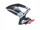 Matt Schwarz Rot Weiß 2008-2010 Suzuki GSXR 600 / GSXR 750 Motorrad Verkleidung