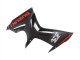 Schwarz Grau Rot Linie 2011-2024 Suzuki GSXR 600 / GSXR 750 Motorrad Verkleidung