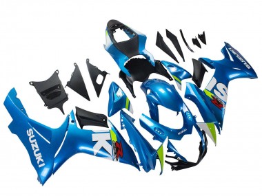 Hellblau Grün Weiß Rot 2011-2024 Suzuki GSXR 600 / GSXR 750 Motorrad Verkleidung