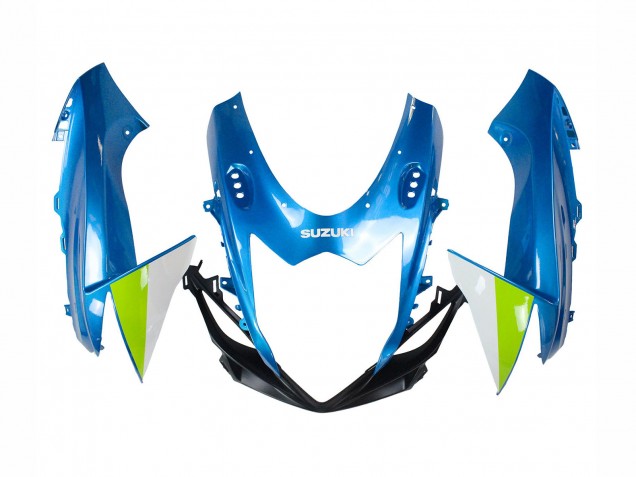 Hellblau Grün Weiß Rot 2011-2024 Suzuki GSXR 600 / GSXR 750 Motorrad Verkleidung