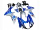 Blau Silber Ecstar 2011-2024 Suzuki GSXR 600 / GSXR 750 Motorrad Verkleidung